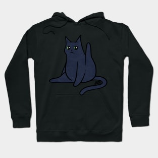 Black Cat Leg Up Hoodie